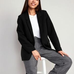 Old Navy Taylor Relaxed Suit Jacket Black Tall